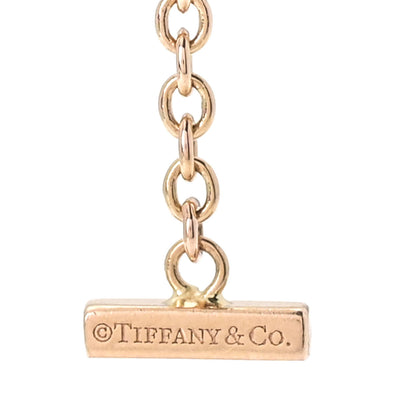 Tiffany 18K Rose Gold Diamond T Smile Bracelet 4 of 7