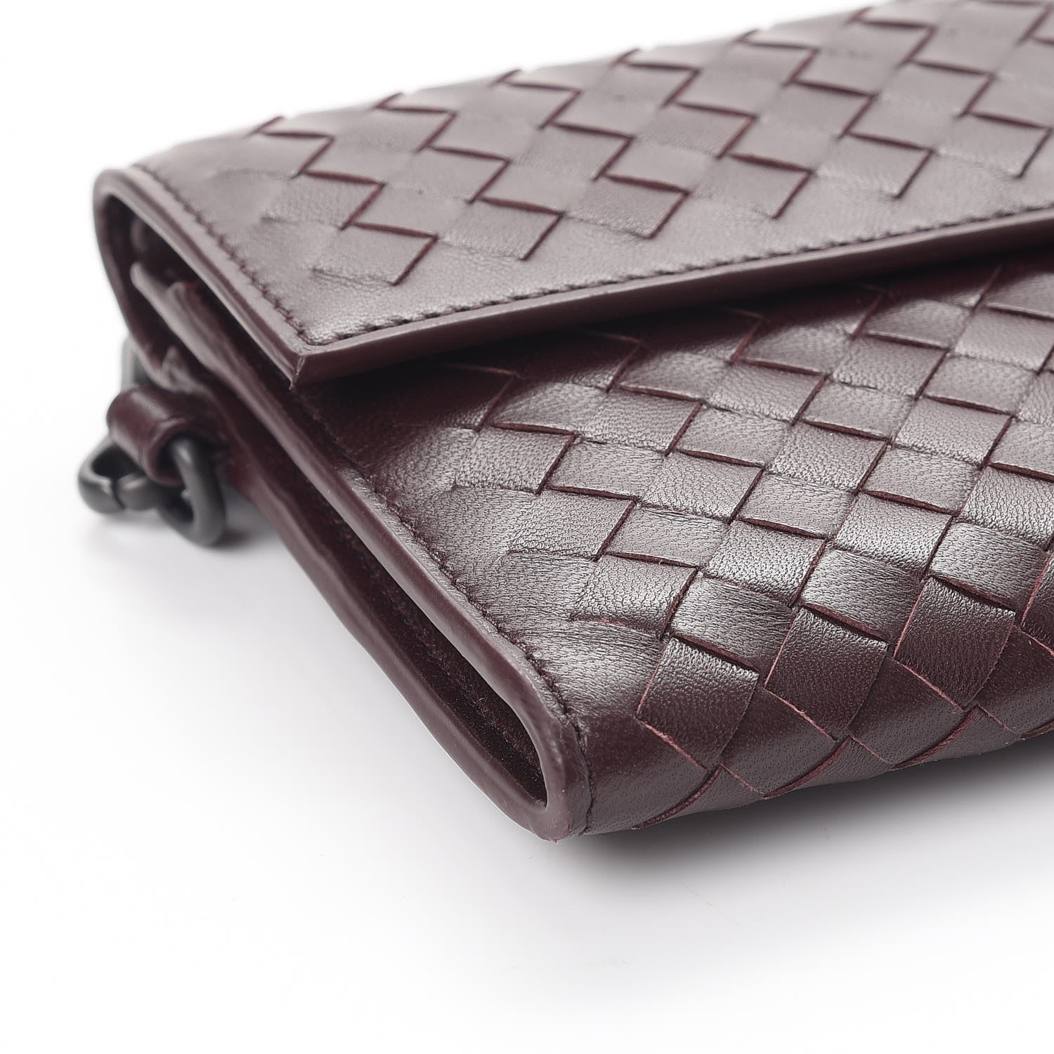 Bottega Veneta Nappa Intrecciato Continental Wallet Dark Barolo 9 of 10