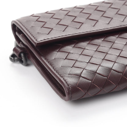 Bottega Veneta Nappa Intrecciato Continental Wallet Dark Barolo 9 of 10