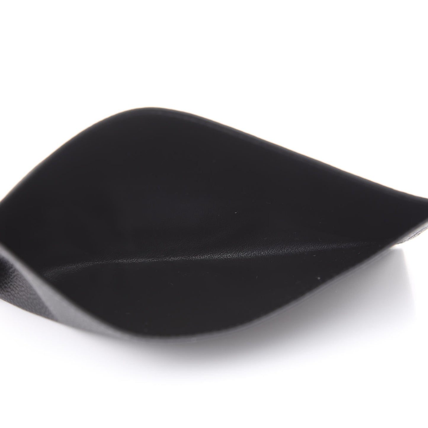 Calfskin Felicie Chain Wallet Card Holder Insert Black