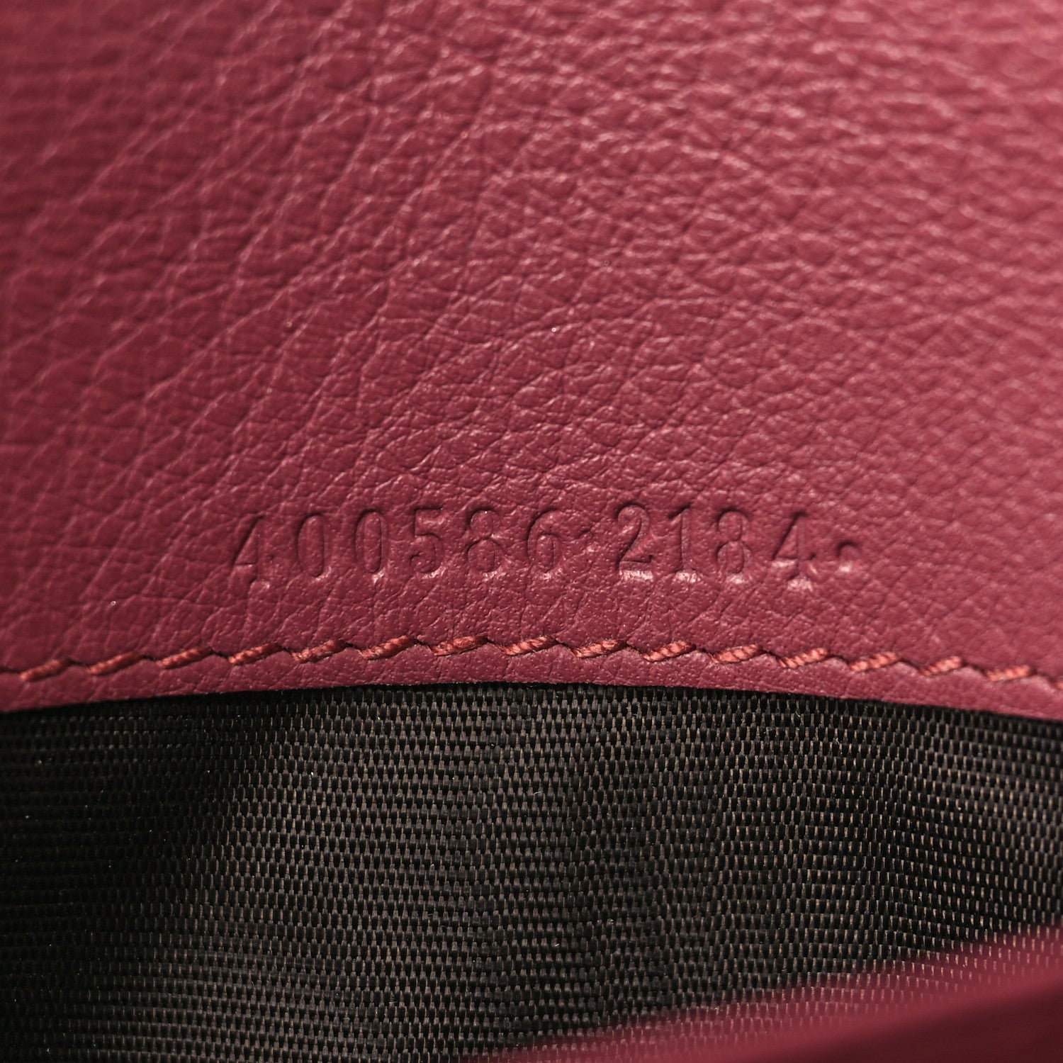 Gucci Cellarius Calfskin GG Marmont Continental Wallet Dry Rose 7 of 7