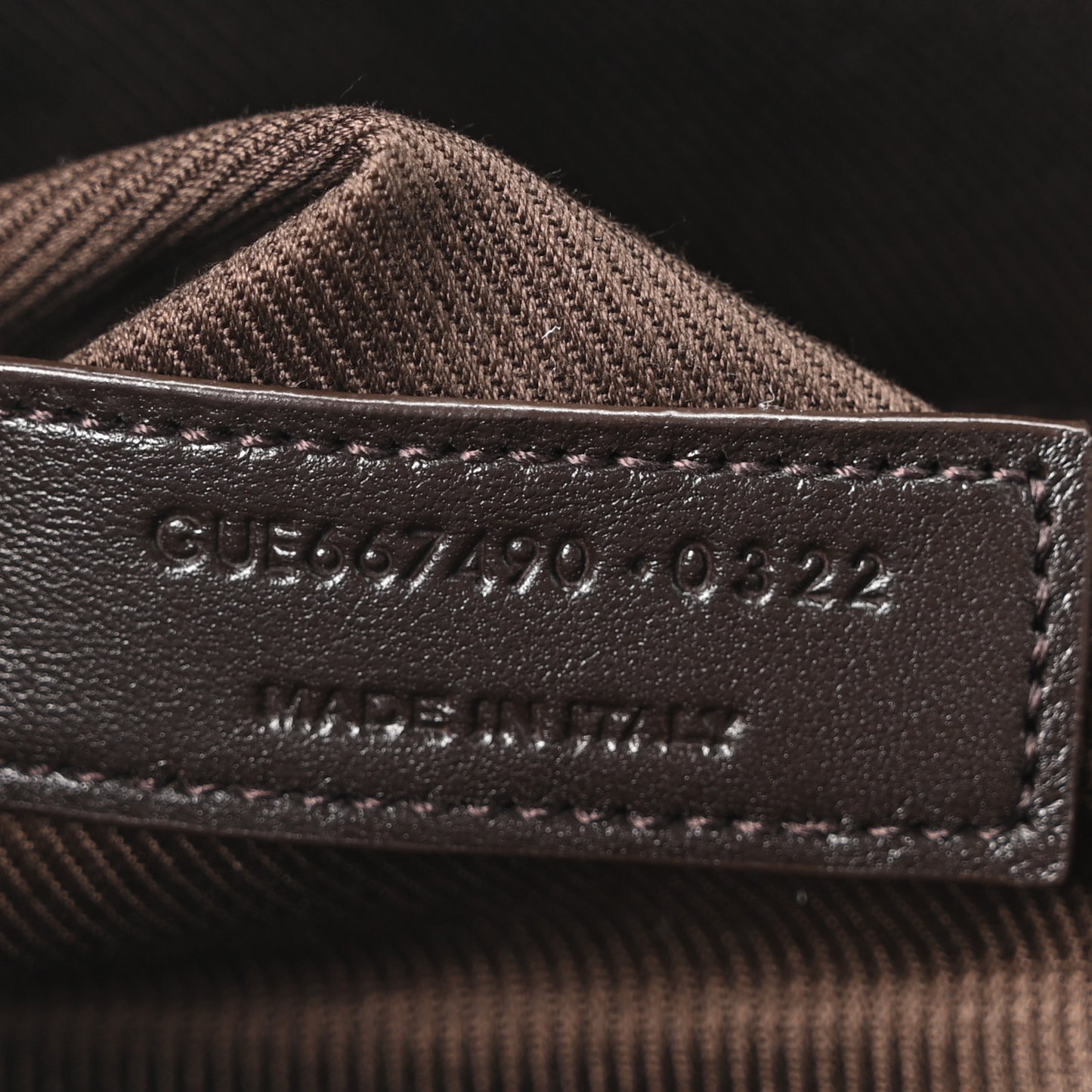 Canvas Smooth Calfskin Le Monogramme Crossbody Bag Chestnut