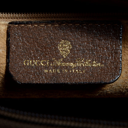 Gucci Coated Canvas Monogram Web Medium Boston 6 of 7