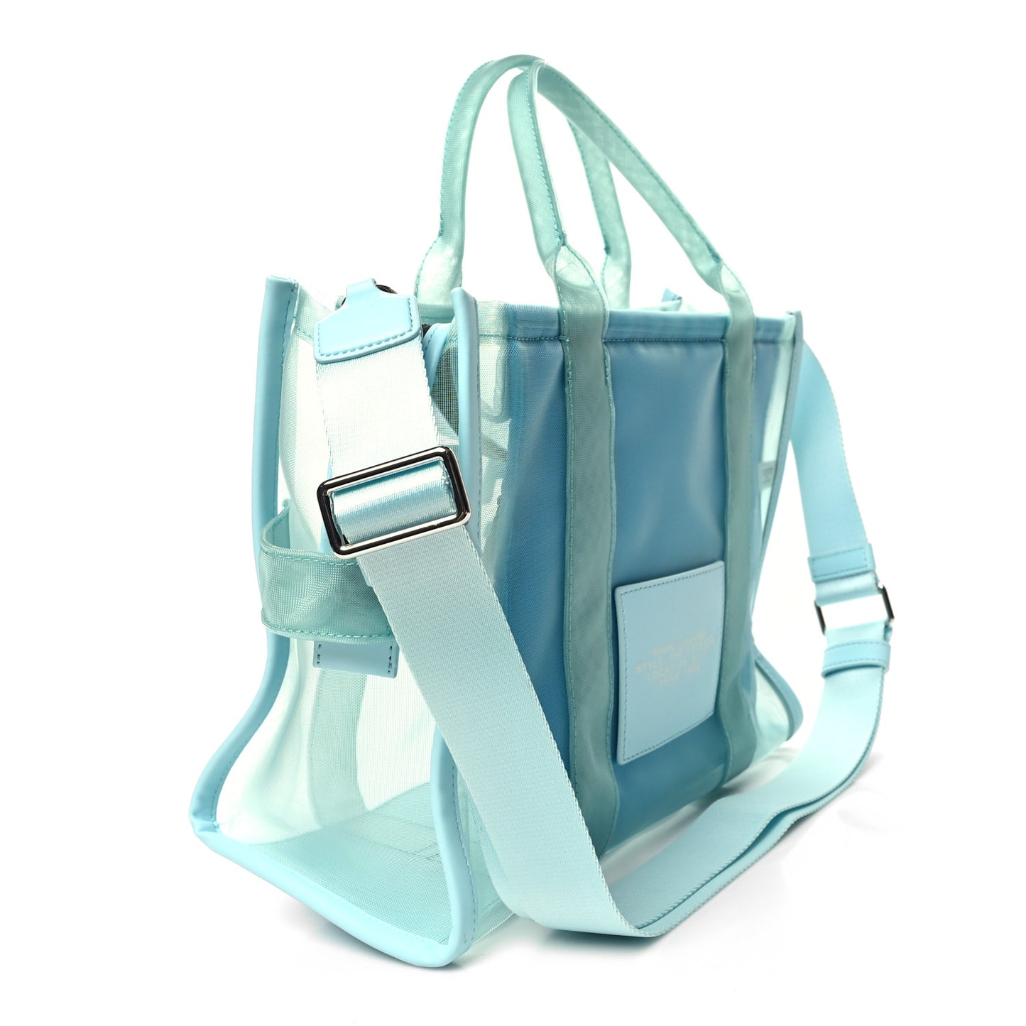 Nylon The Mesh Large Tote Bag Pale Blue