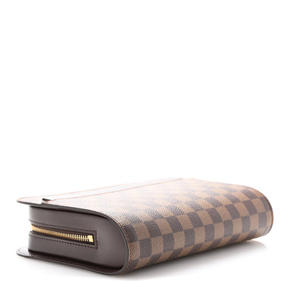 Louis Vuitton Damier Ebene Pochette Saint Louis Clutch 4 of 13