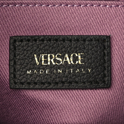 Versace Calfskin La Medusa Top Handle Hobo Black 6 of 8
