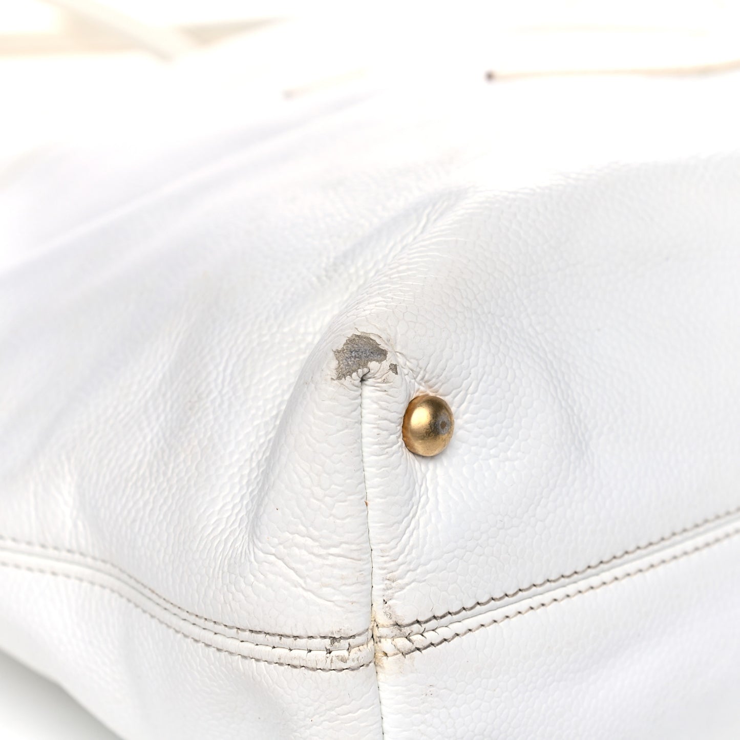 Caviar CC Tote White