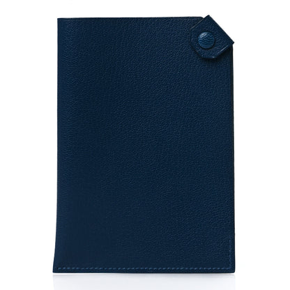 Hermes Chevre Mysore Tarmac Passport Holder Deep Bleu 1 of 8
