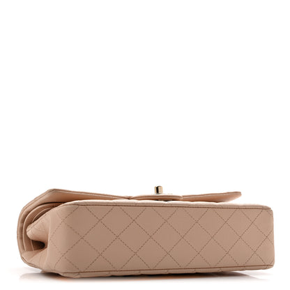 Chanel Caviar Quilted Medium Double Flap Light Beige 4 of 14