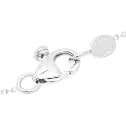Roberto Coin 18K White Gold Diamond .23ctw Diamonds By The Inch Five Station Necklace 3 of 4