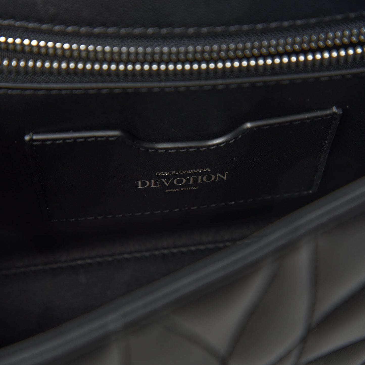 Lambskin Devotion Shoulder Bag Black