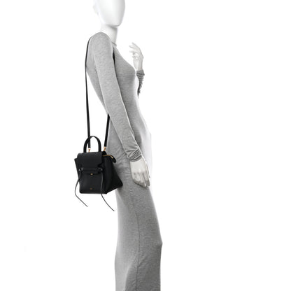 Celine Grained Calfskin Nano Belt Bag Black 2 of 13