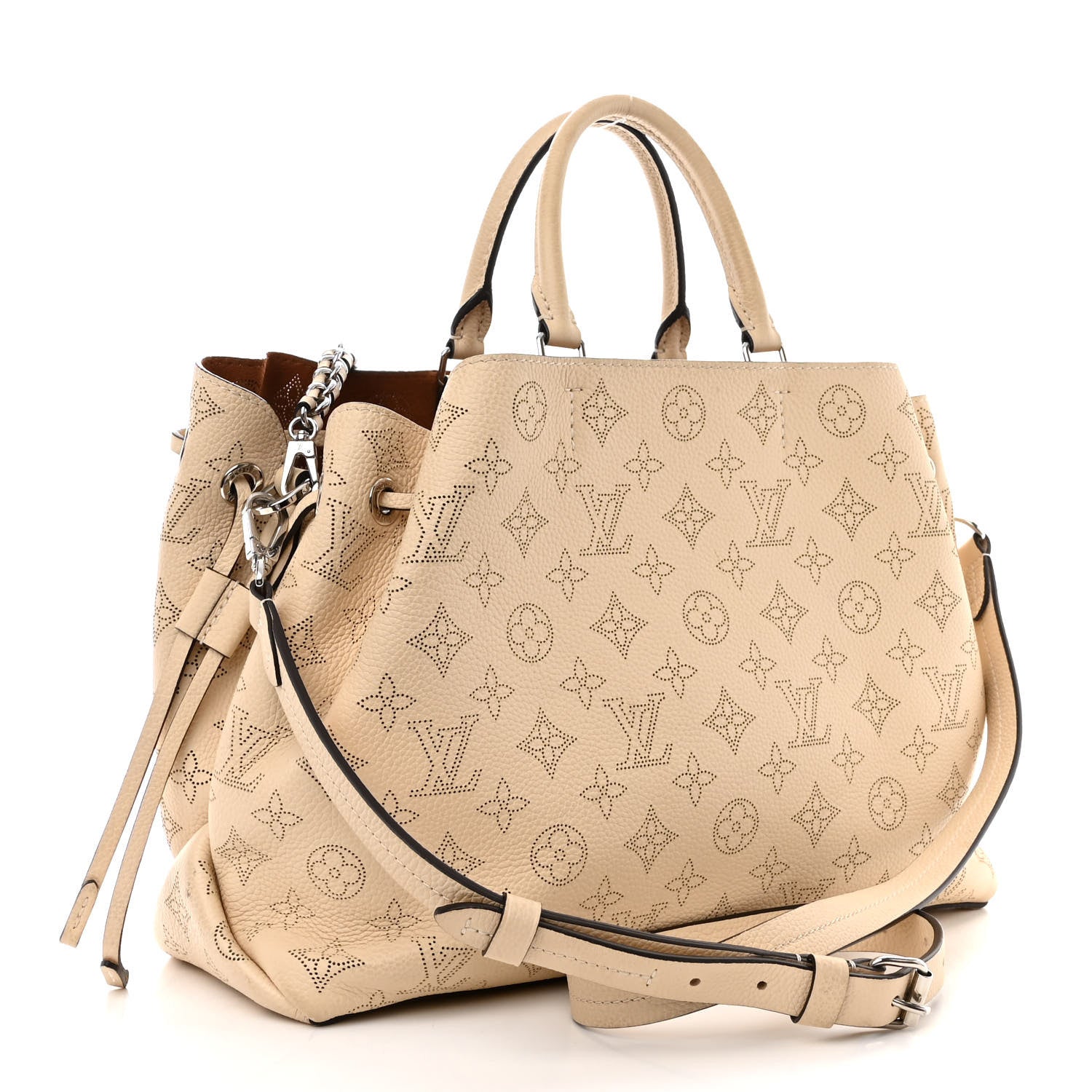 Louis Vuitton Mahina Bella Tote Creme Beige 3 of 17