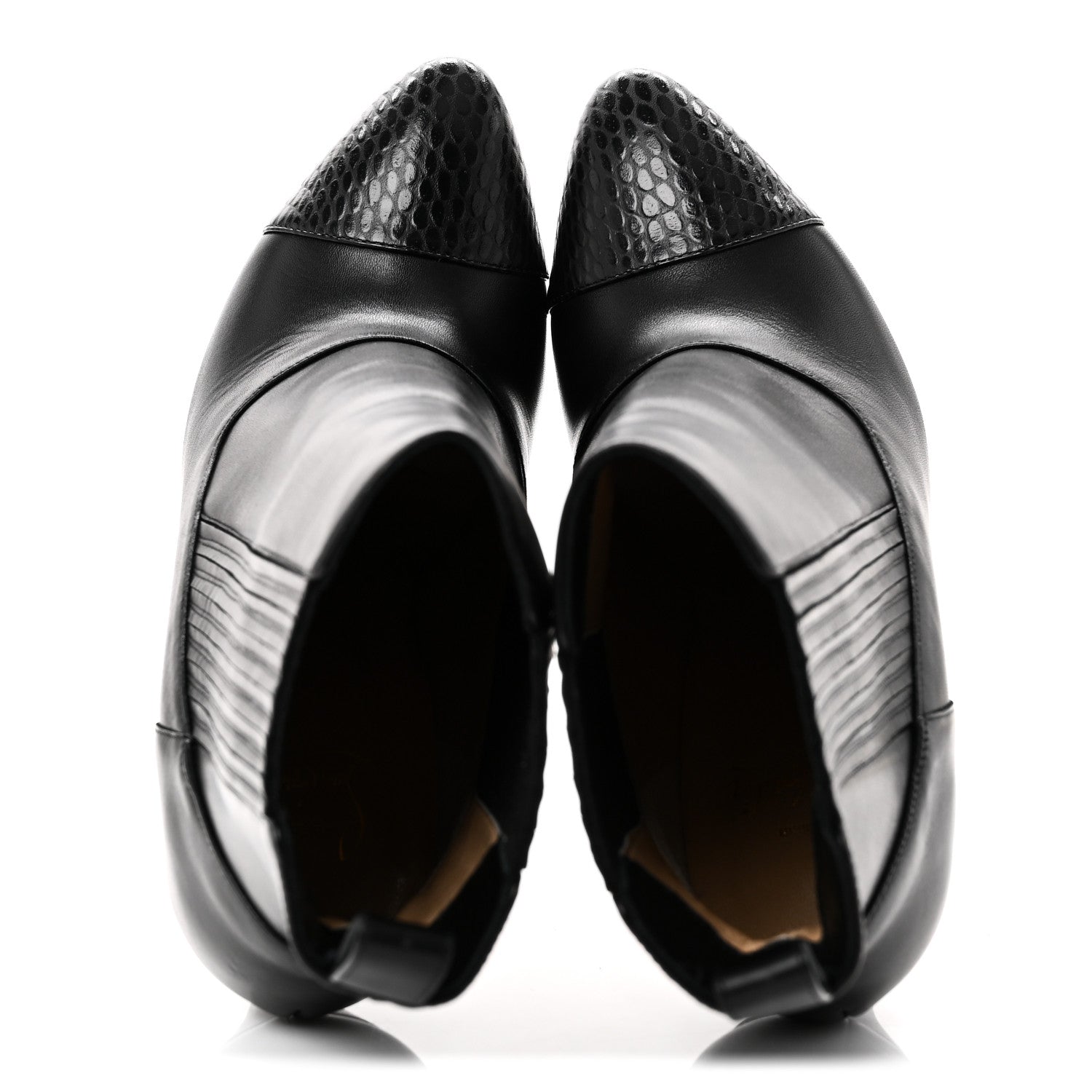 Christian Louboutin Calfskin Shine Me In The 90s 85 Ankle Boots 38 Black 2 of 10