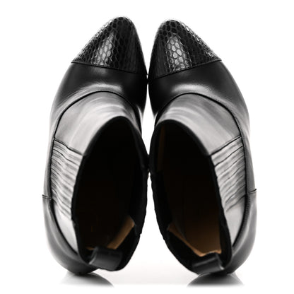 Christian Louboutin Calfskin Shine Me In The 90s 85 Ankle Boots 38 Black 2 of 10