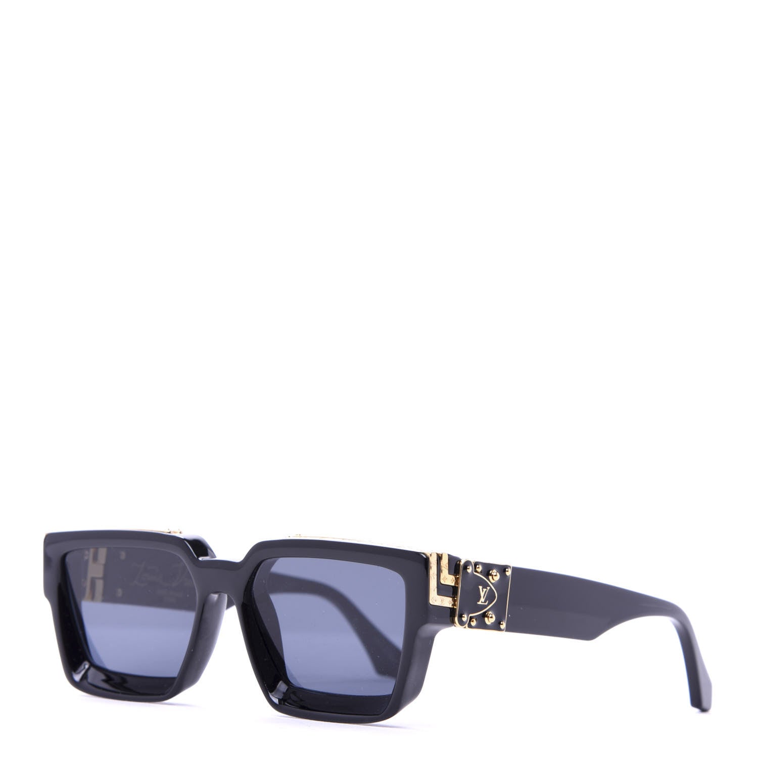 Louis Vuitton Acetate 1.1 Millionaires Sunglasses Z1165E Black 1 of 7