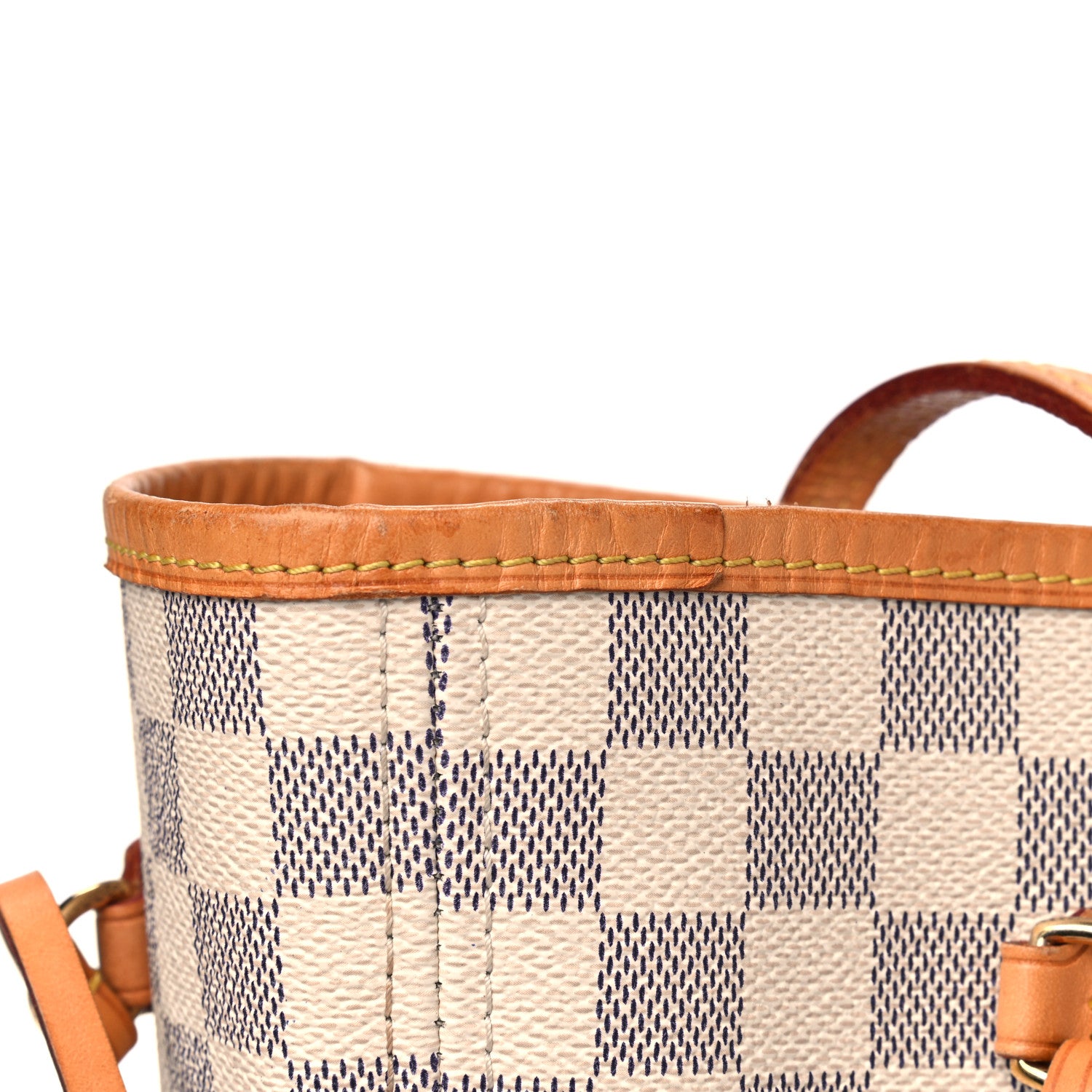 Louis Vuitton Damier Azur Neo Neverfull MM Rose Ballerine 9 of 16