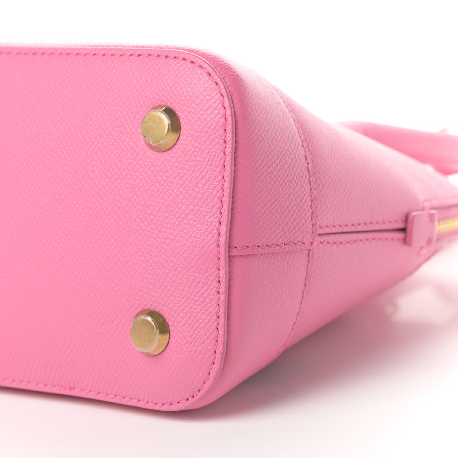 Balenciaga Signature Grained Calfskin Logo S Ville Top Handle Bag Rose Bubblegum Black 10 of 11