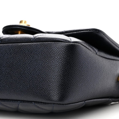 Chanel Iridescent Caviar Quilted Mini My Perfect Flap Dark Blue 10 of 11