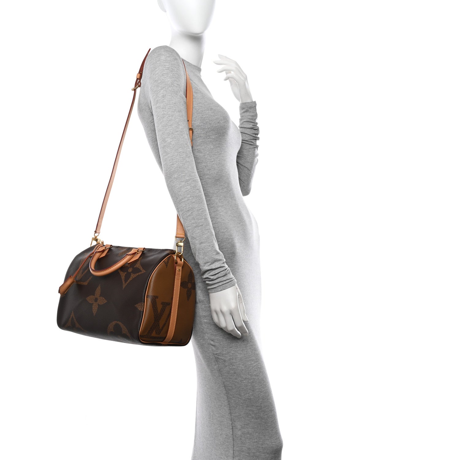 Louis Vuitton Reverse Monogram Giant Speedy Bandouliere 30 2 of 11