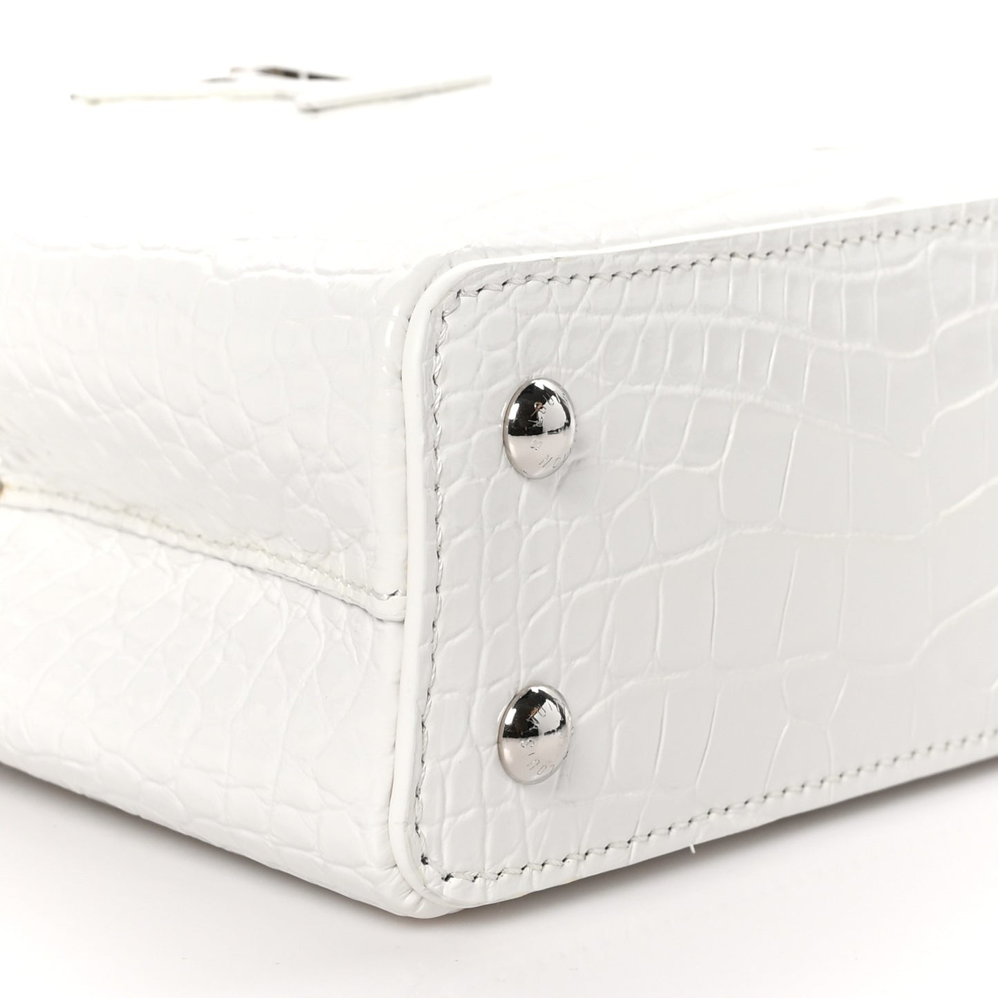 Crocodile Mini Capucines White