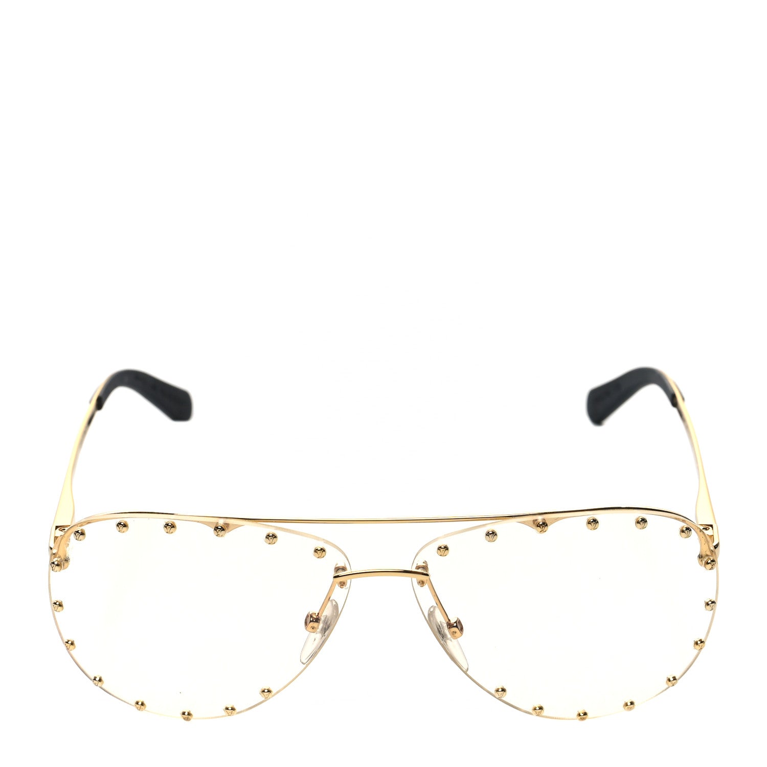 Louis Vuitton Metal The Party Aviator Anti Blue Light Sunglasses