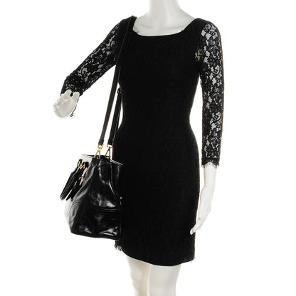 Prada Vitello Shine Tote Nero Black 2 of 9