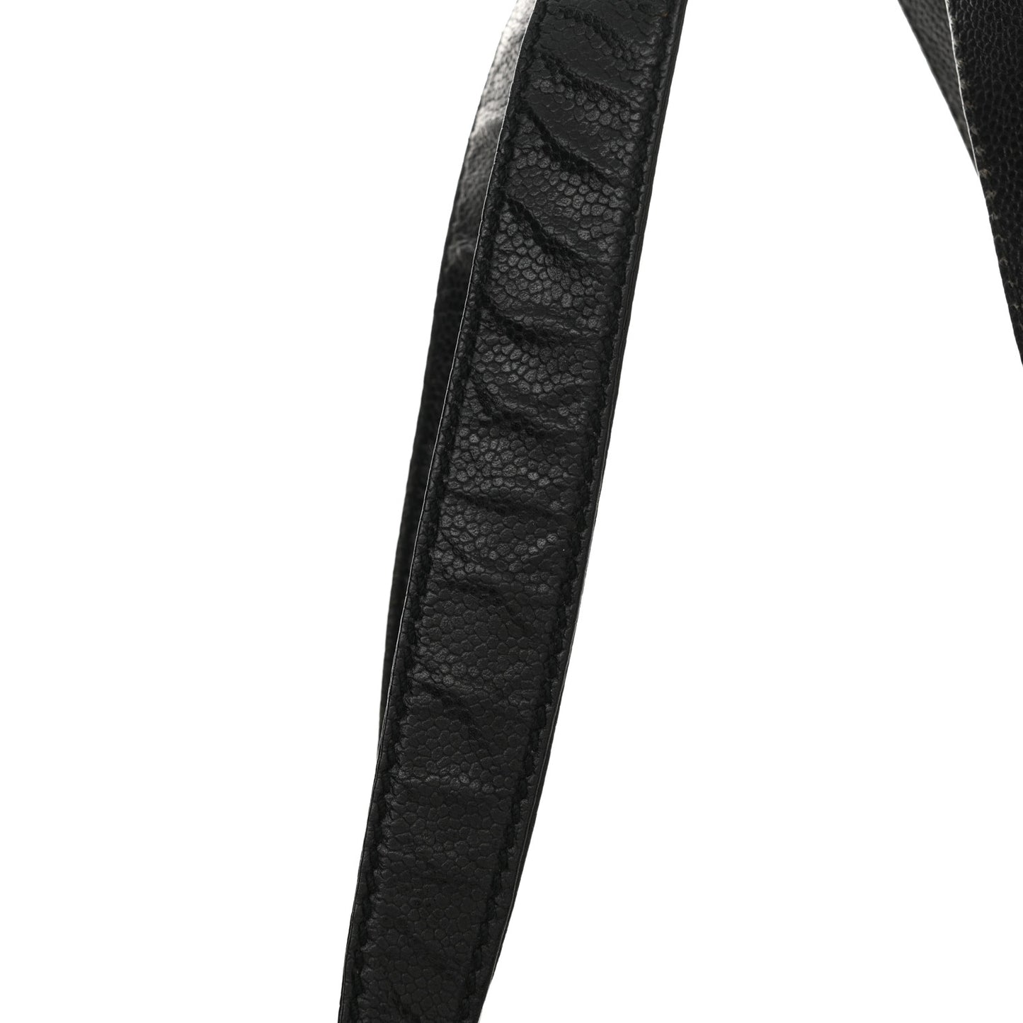 Caviar Stitched Chocolate Bar Shopping Black
