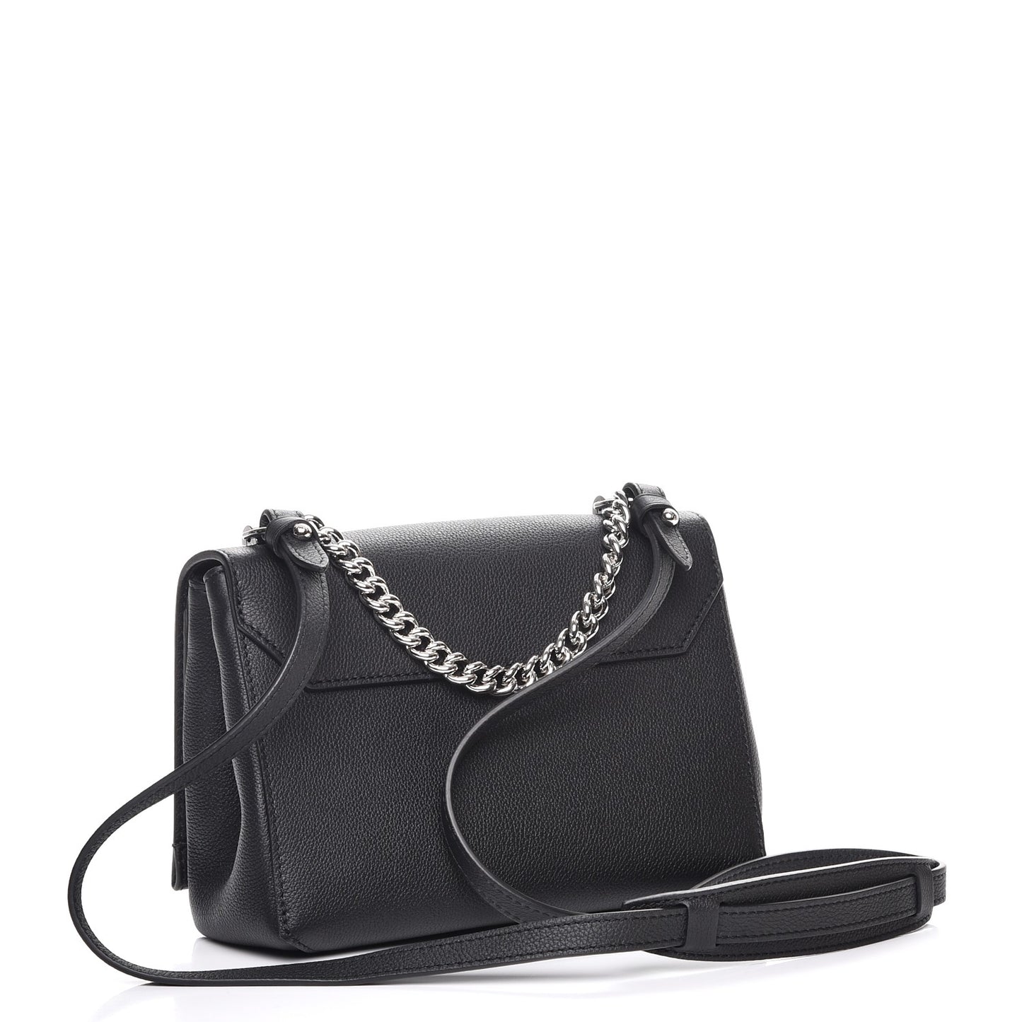 Calfskin Lockme II Chain Bag BB Black