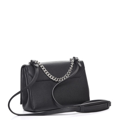 Louis Vuitton Calfskin Lockme II Chain Bag BB Black 3 of 8