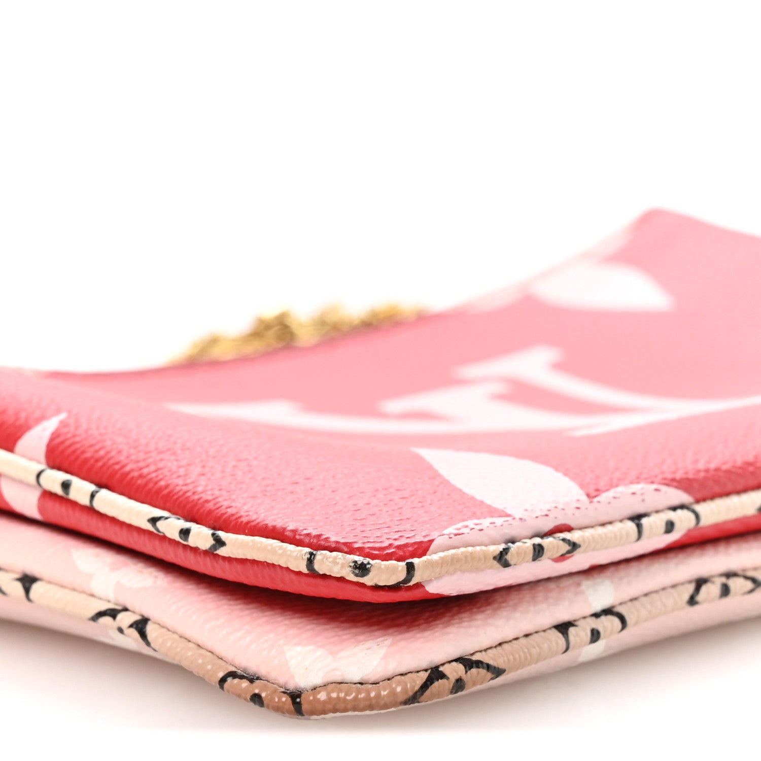 Louis Vuitton Monogram Giant Double Zip Pochette Rouge 9 of 12
