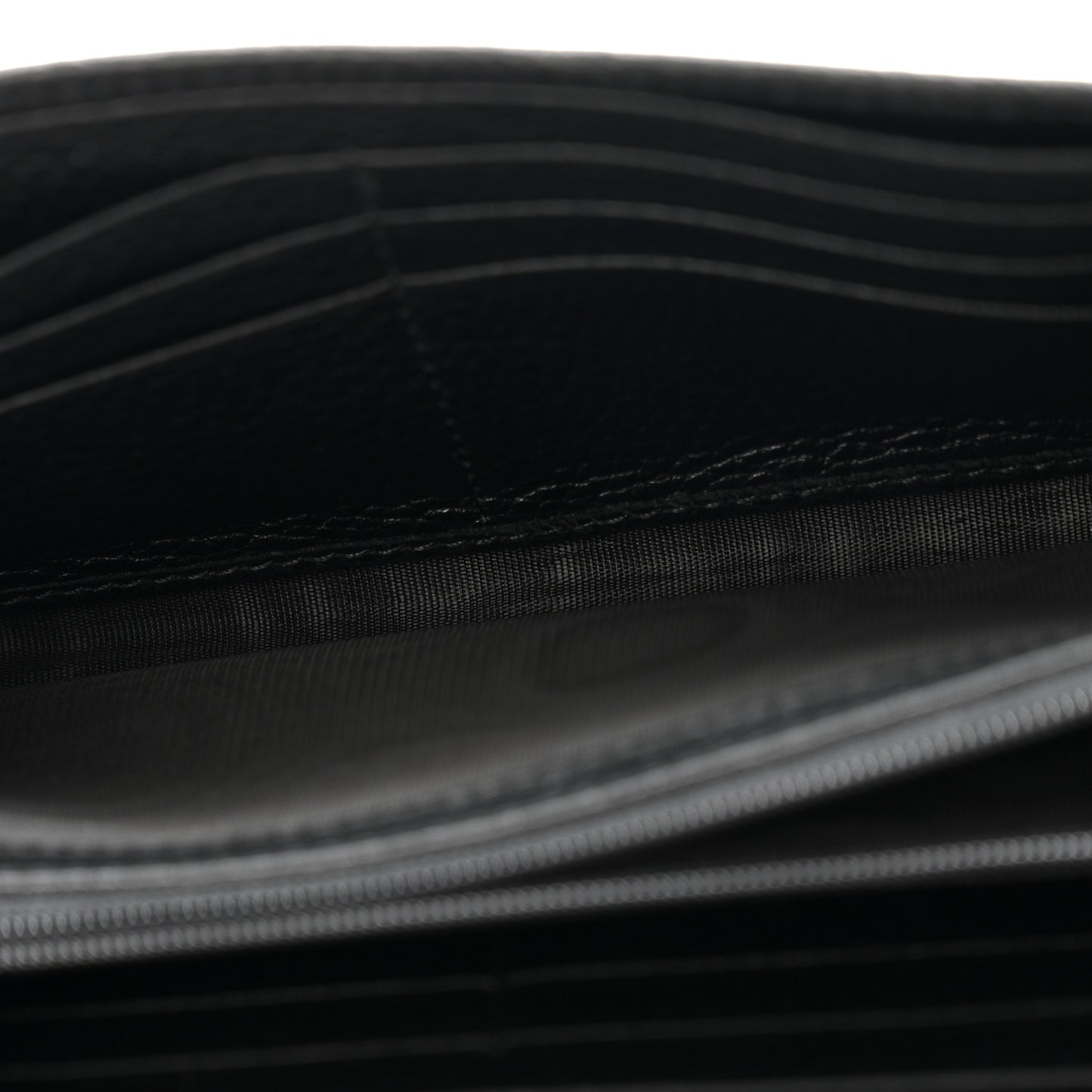 Pebbled Calfskin Large Soho Continental Wallet Black