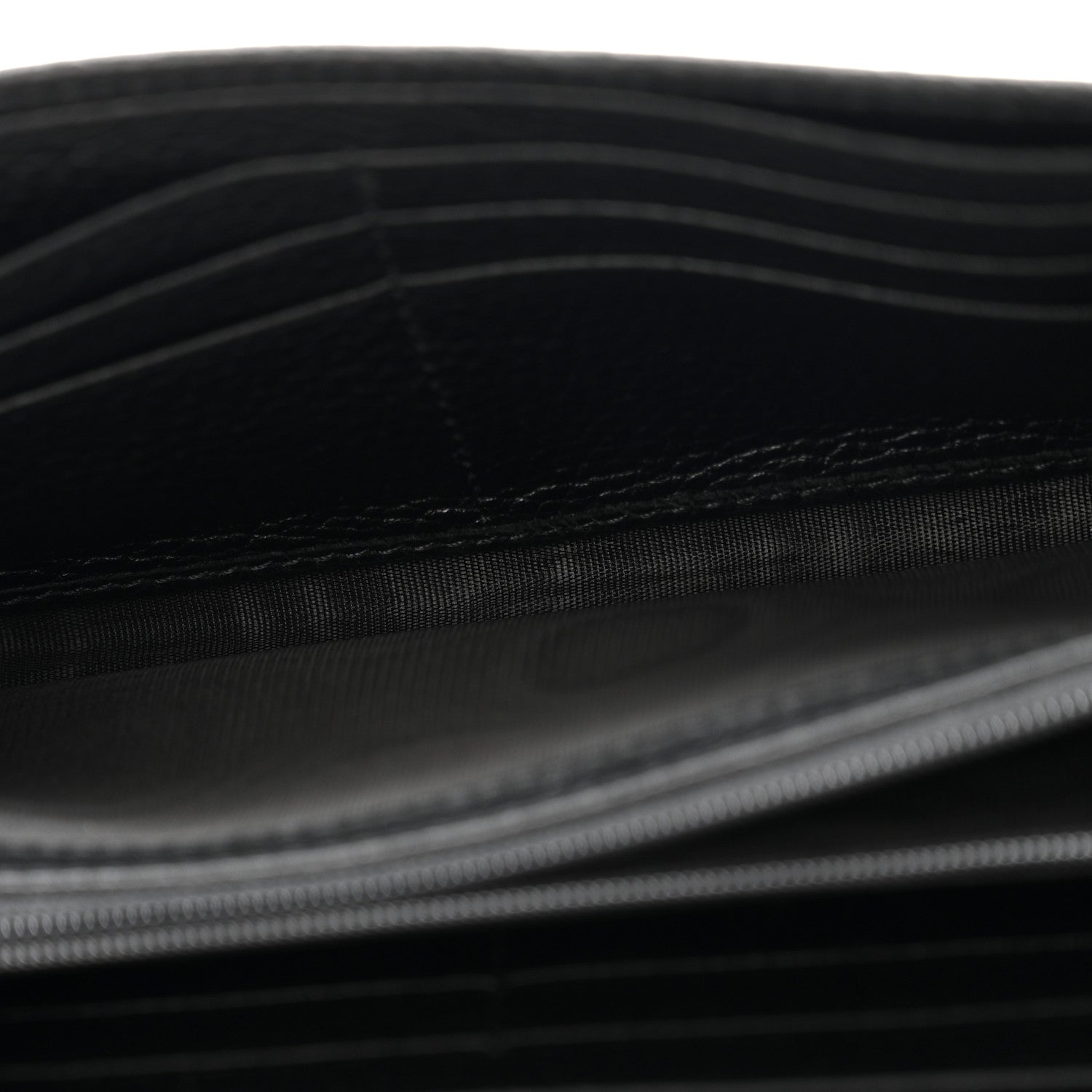 Gucci Pebbled Calfskin Large Soho Continental Wallet Black 5 of 10