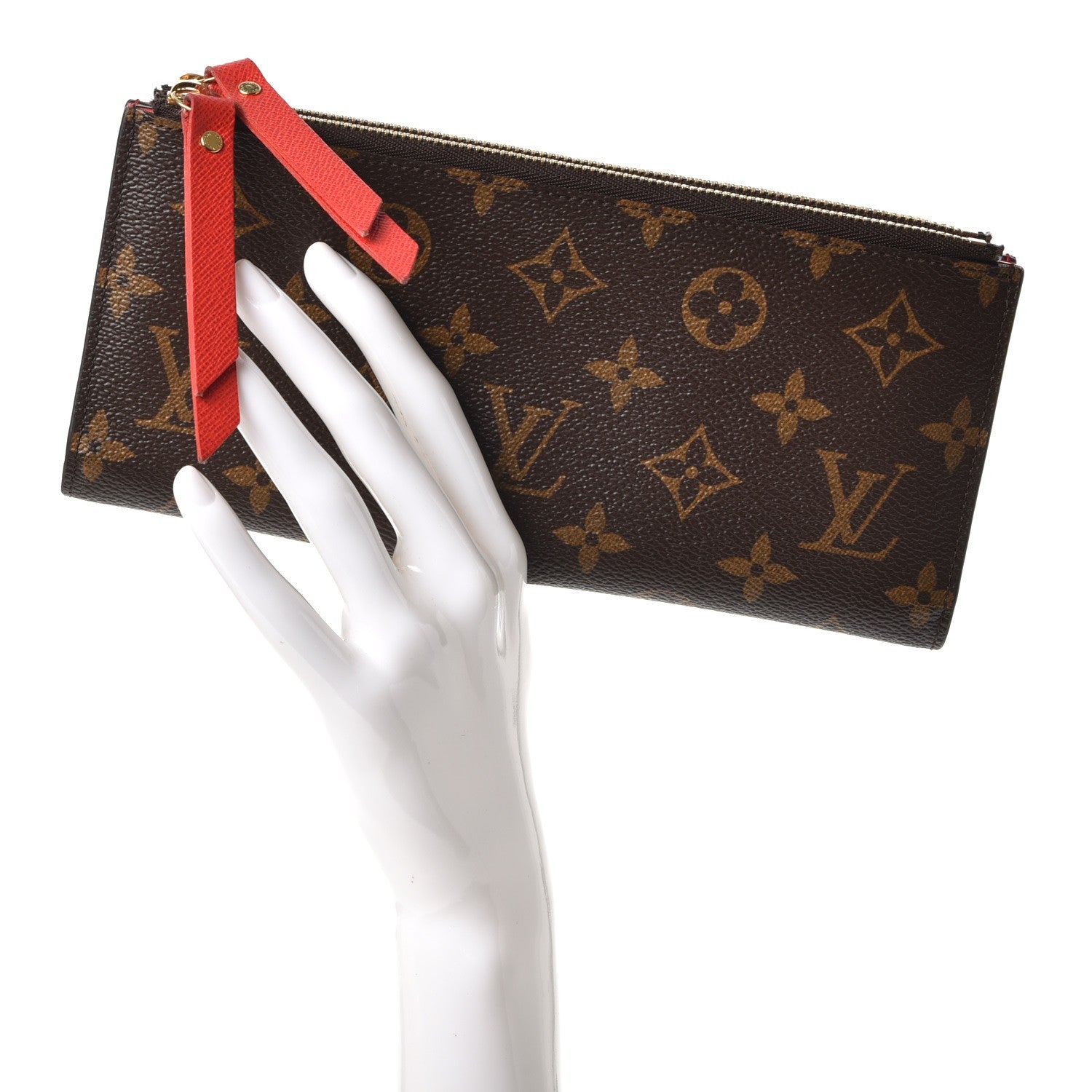 Louis Vuitton Monogram Adele Wallet Coquelicot 2 of 8