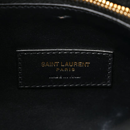 Saint Laurent Smooth Calfskin Small Le 5 A 7 Soft Hobo Black 6 of 9
