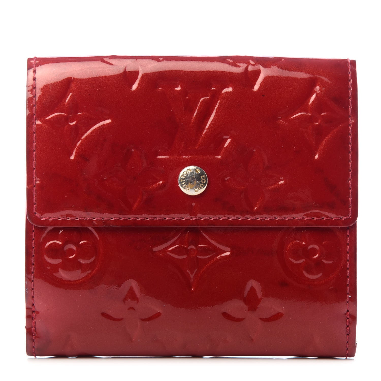 Louis Vuitton Vernis Elise Wallet Pomme D'Amour 1 of 9