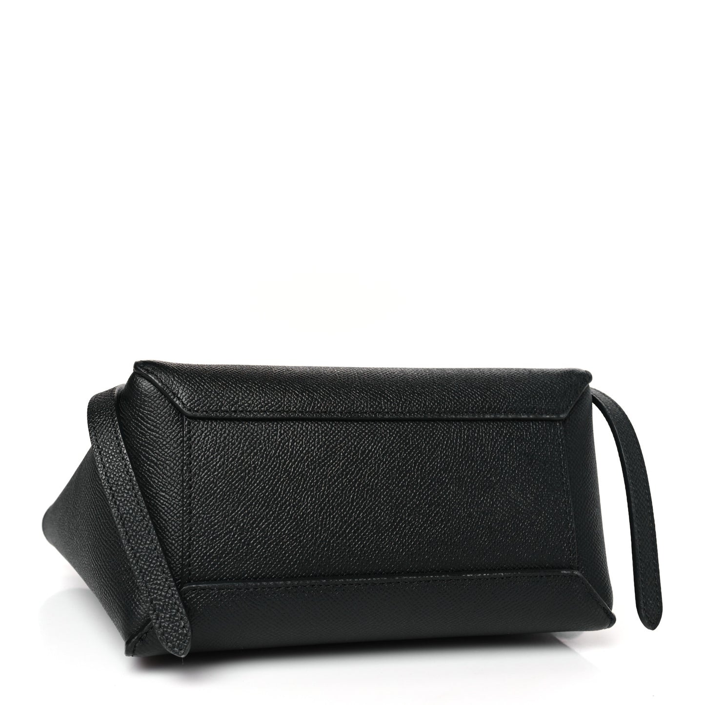 Grained Calfskin Nano Belt Bag Black