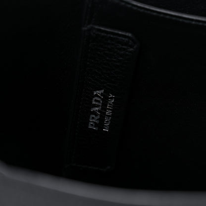 Prada Vitello Daino Dynamique Hobo Black 6 of 11
