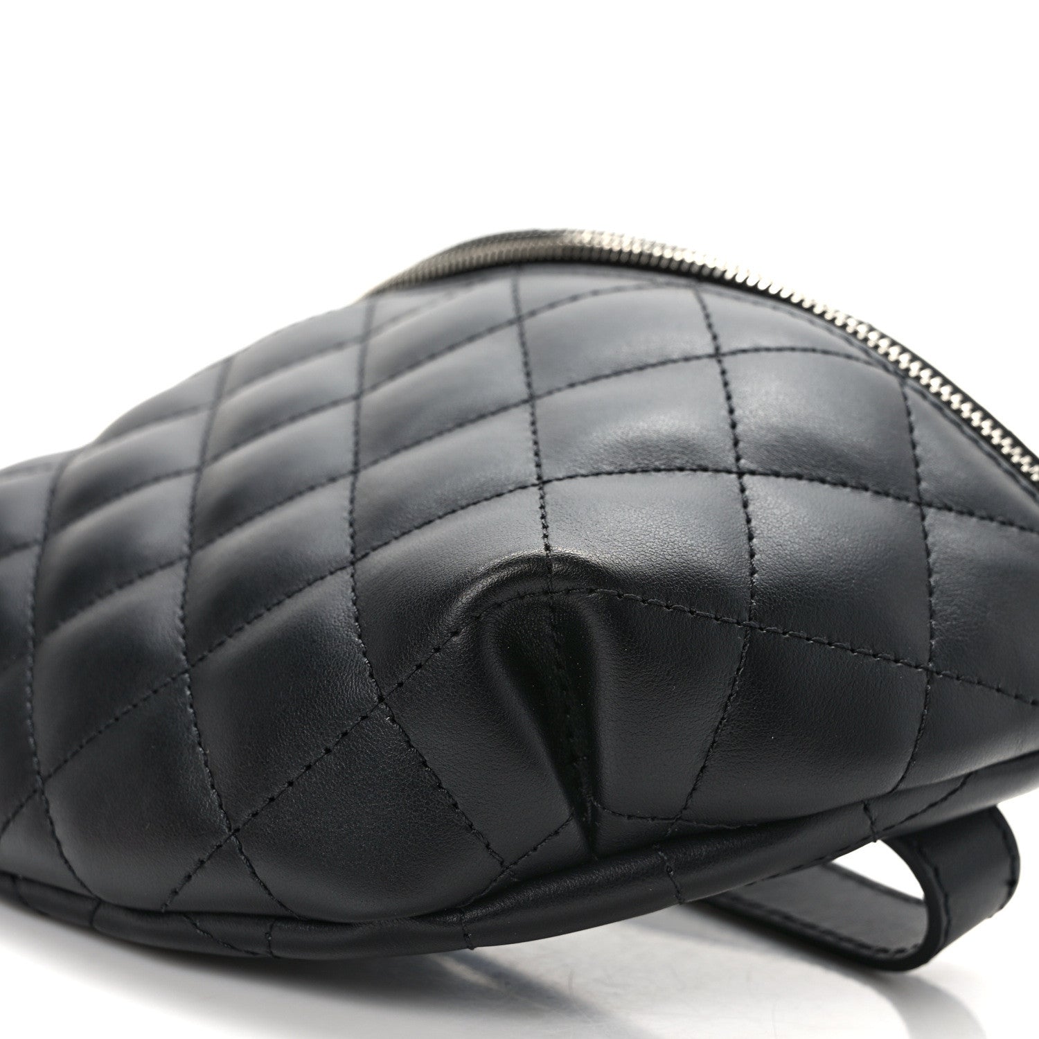 Chanel Calfskin Quilted Waist Belt Bag Black 10 of 10