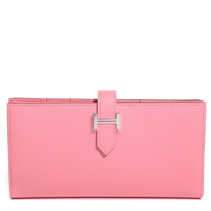 Hermes Epsom Bearn Gusset Wallet Rose Confetti 9 of 14