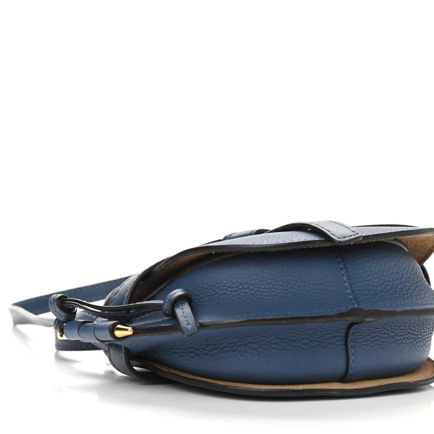 Loewe Grained Calfskin Mini Gate Crossbody Bag Steel Blue 7 of 8