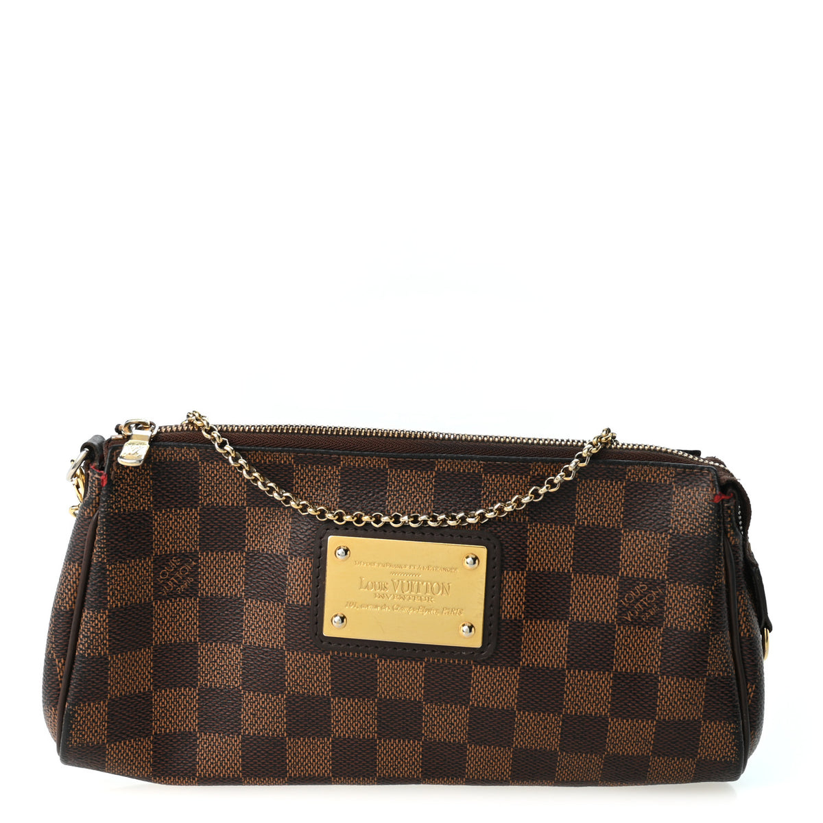 Louis Vuitton Damier Ebene Eva Clutch 1 of 10