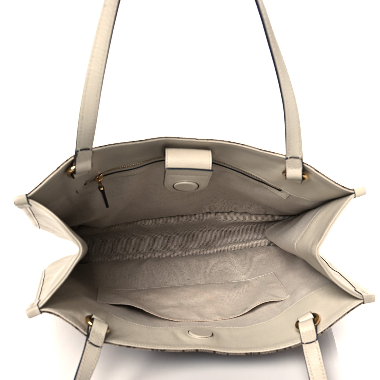 Monogram New Sakai Calfskin Lux Horsebit 1955 Tote Beige Ebony Mystic White