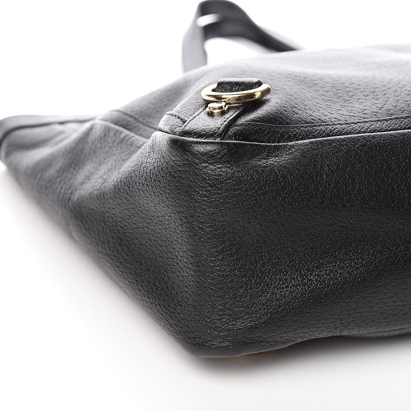Calfskin Large Abbey Tote Black