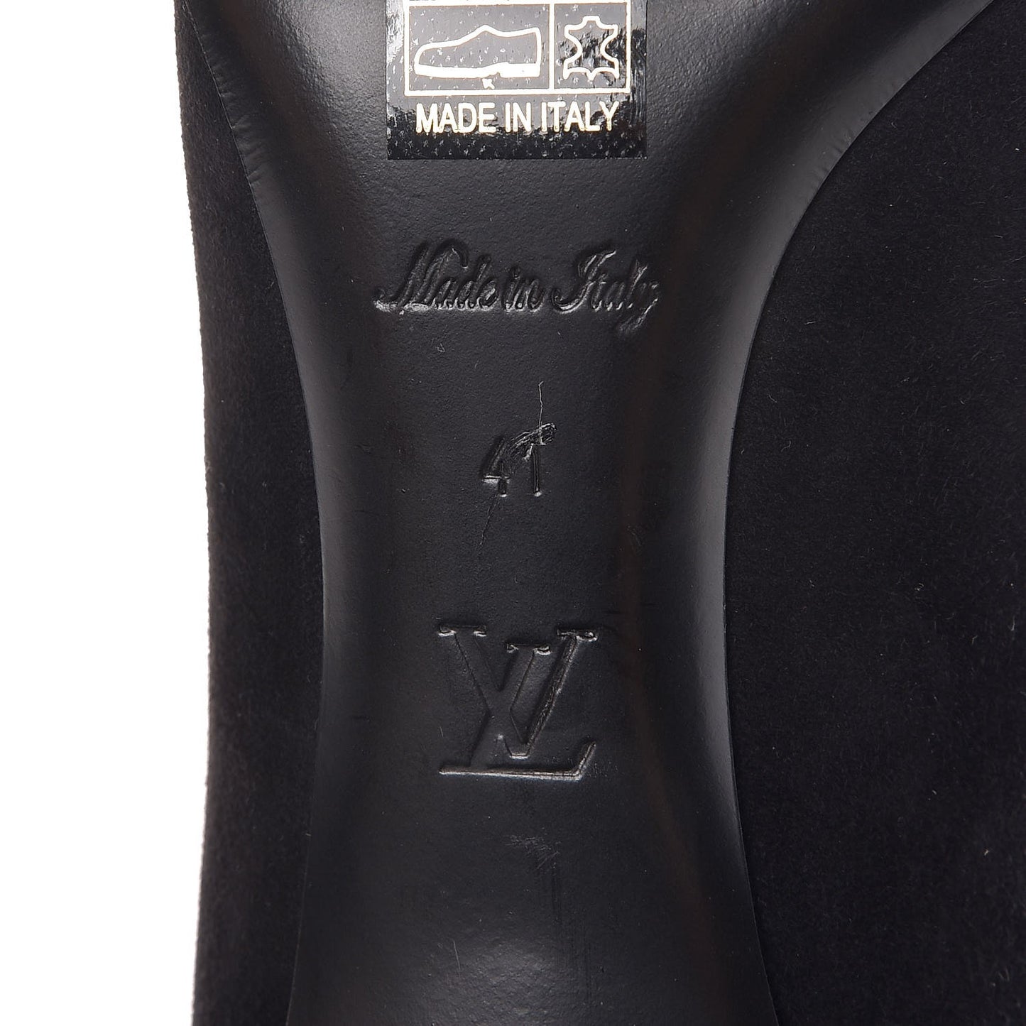 Suede Monogram Uniformes Cap Toe Chelsea 75mm Ankle Boots 41 Black