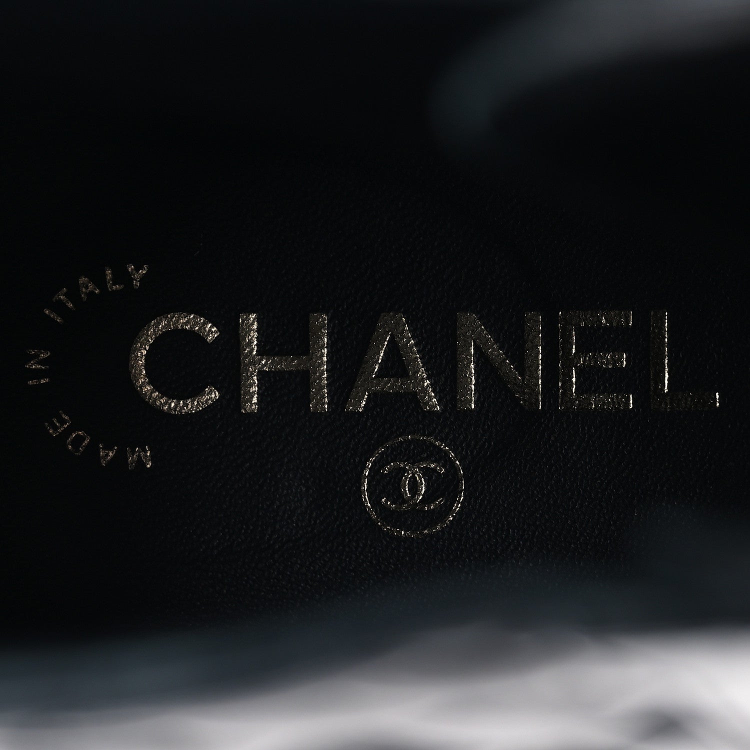 Chanel Shiny Lambskin Quilted Lace Up Combat Boots 39 Black 8 of 9