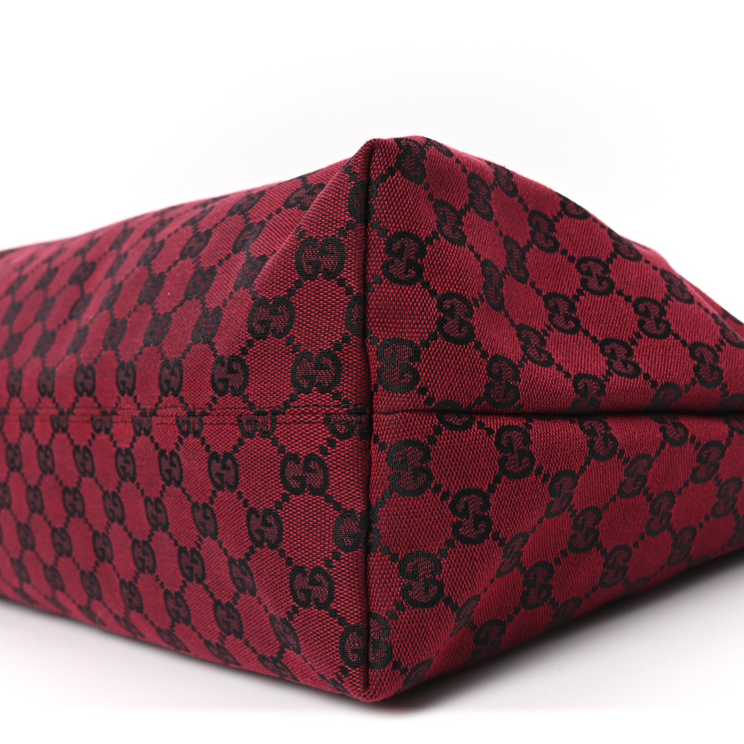 Gucci Monogram Travel Bag Red Black 10 of 10
