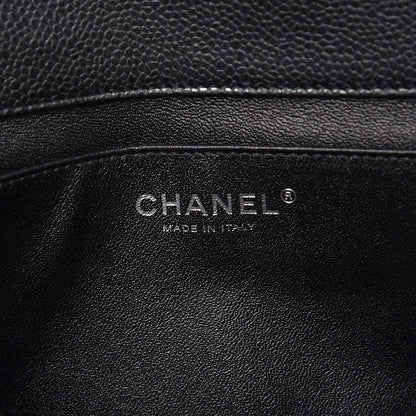 Chanel Caviar Quilted Clutch With Chain Flap Black 6 of 9