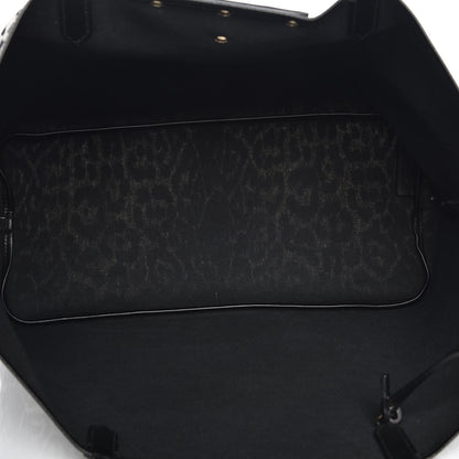 Givenchy Canvas Jaguar Print Large Antigona Tote Black White 5 of 9