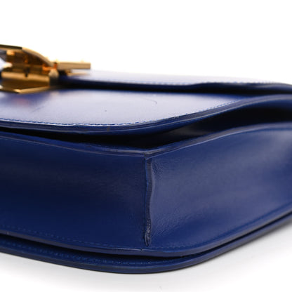 Celine Box Calfskin Medium Classic Box Flap Bag Indigo 10 of 14